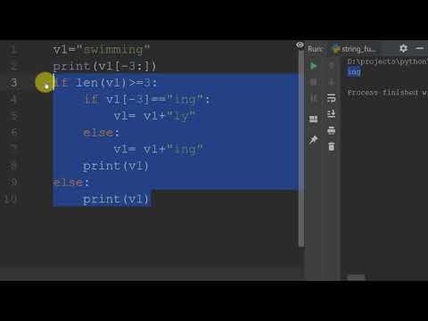 Day 67 String Manipulation Excersize  03