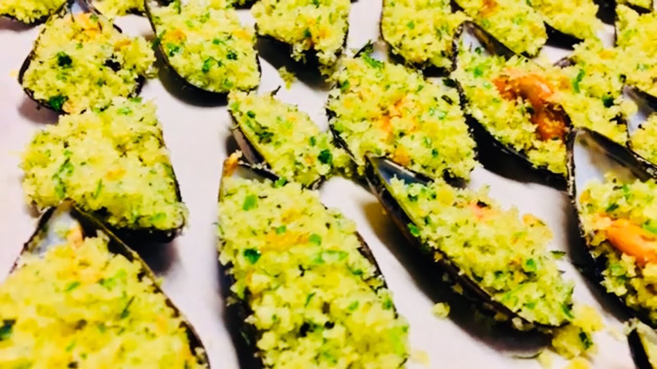 Cozze al forno gratinate