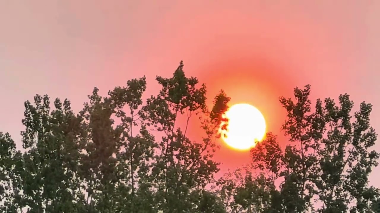 “When the sun kisses the horizon, that’s  when you see the sky blush.”