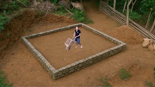 Build a Super Strong Wooden House to Store Things in the Forest – Without a Single Nail