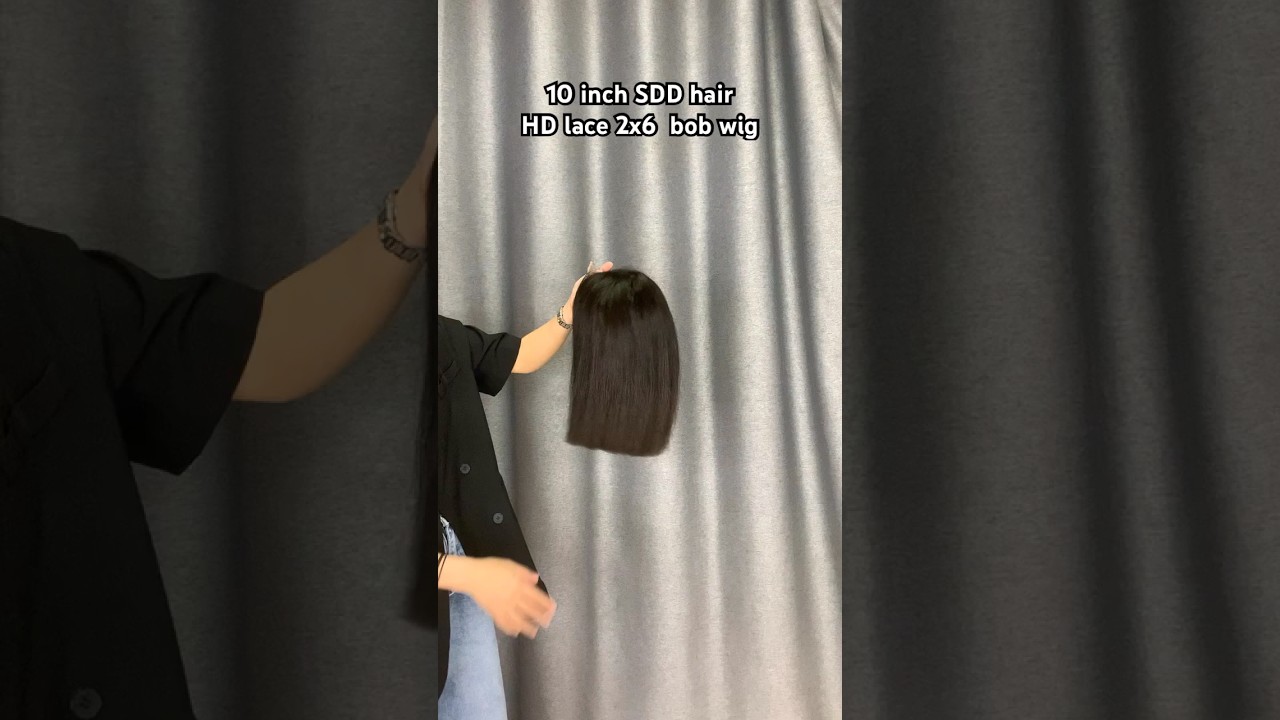 SDD hair HD lace bob wig 10 inch 