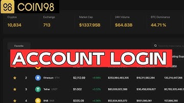 How to Login to Coin 98 Account 2024?