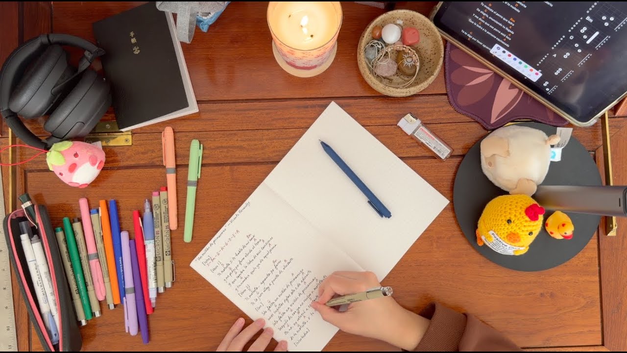 Journal with me 🌀 EP 1: Continuing my music journalJournal w me EP 1