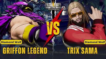 FF:CotW🌟GRIFFON LEGEND (Tizoc) vs TRIX SAMA (Salvatore)🌟Replay Match -FATAL FURY: City of the Wolves