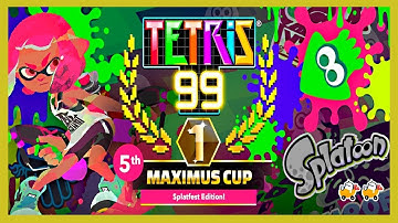 Day 1: Quest To Get Splatoon Music! || Tetris 99 (Splatoon Week: Unlocking The Main Theme)