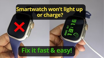 Smartwatch Black Screen or Not Charging, not working? Easy Fix!”
