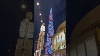 Burj Khalifa lights  🌃✨😍#Dubai #BurjKhalifa #Shorts #Viral #Explore #DubaiNights #CityLights