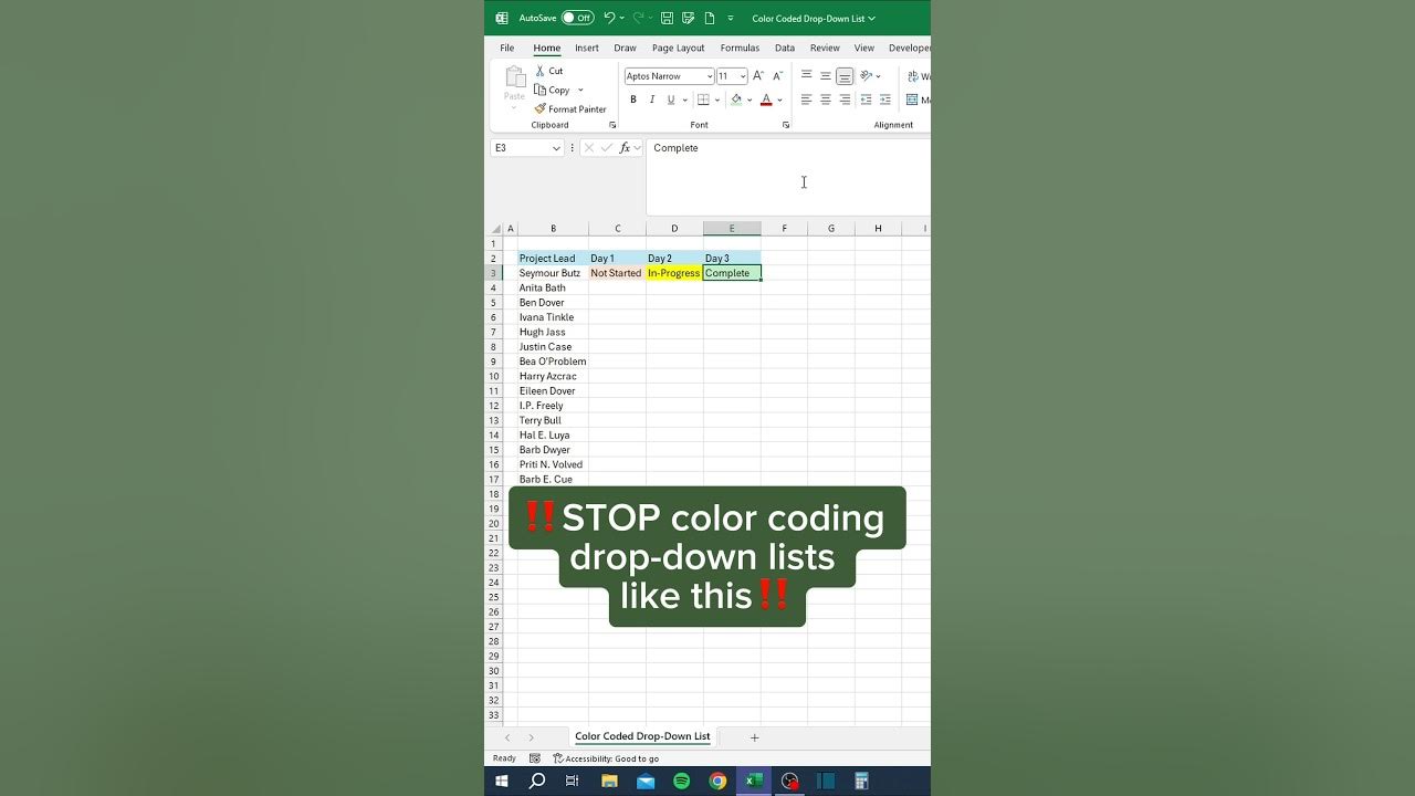 color-coded-drop-down-lists-in-excel-excel-youtube