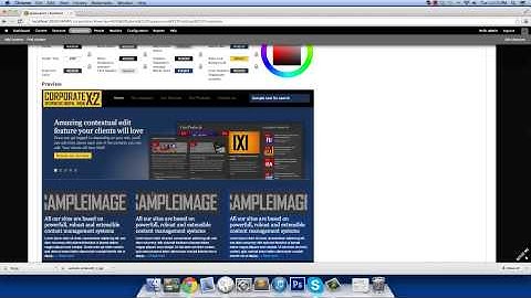 Changing Theme Colors - Corporate X Responsive Drupal Theme