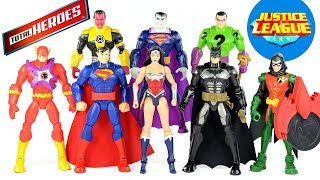Justice League Total Heroes Batman Superman Flash Starro & The Riddler plus Sinestro & Bizarro