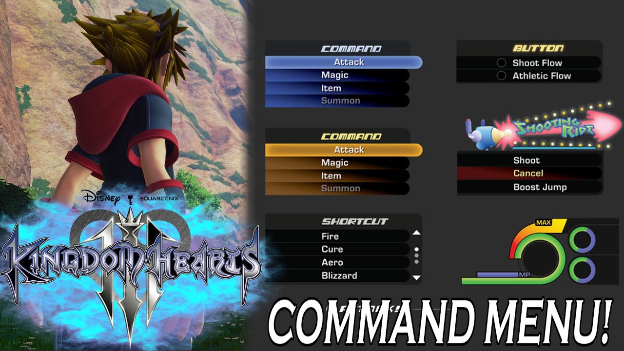 Kingdom Hearts 3 Command Menu Translated! YouTube