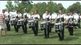 2009 DCI Open Class Finals Week   Capital Regiment battery in the lot   Pro Mark Drumsticks  The World s Finest Sticks™