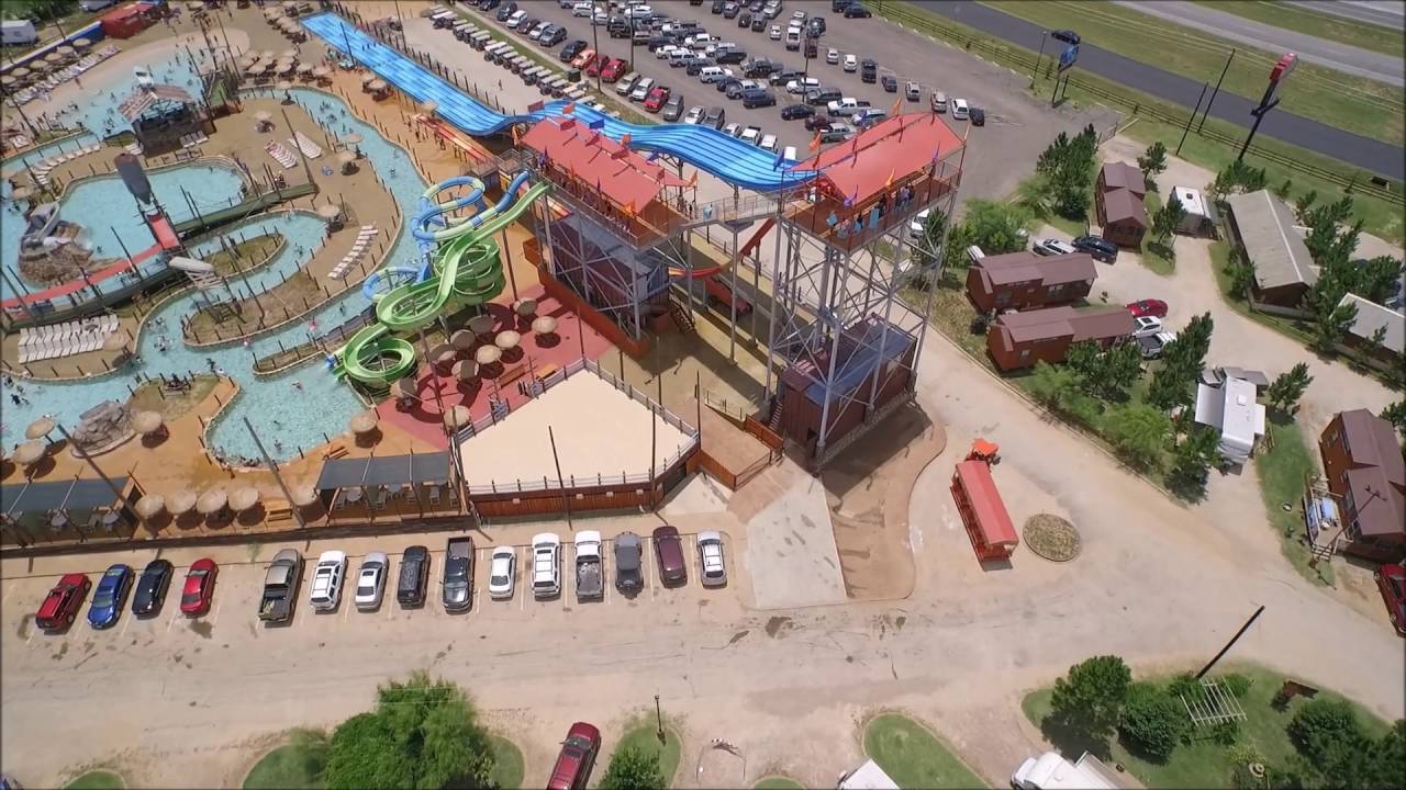 Pirates' Cove Waterpark Flyover YouTube