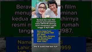 Berawal dari main fillm menuju kursi pelaminan,ARTIS INI akhirnya resmi menikah tgl 12 April 1987