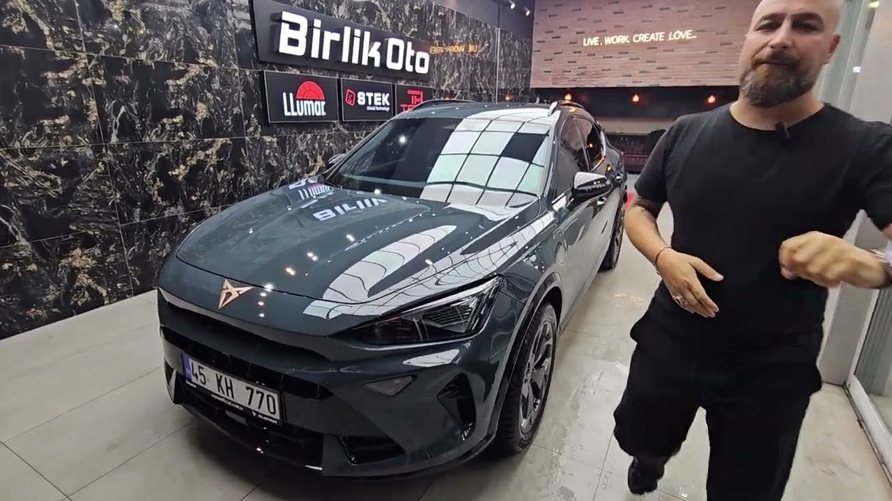 2025 Cupra Formentor  Tech Crystal Seramik Kaplama Stek Boya Koruma Filmi Polisaj LLumar Cam Filmi