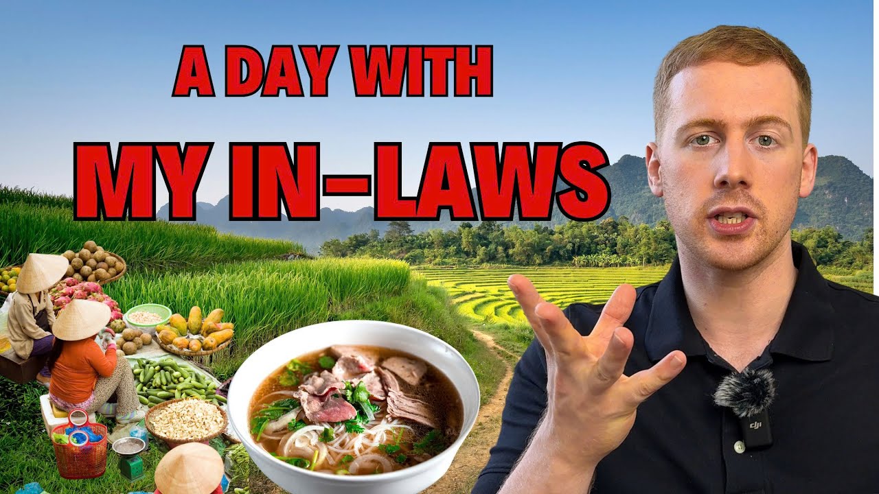 День с вьетнамскими родственниками: ежедневная рутина на медленном английском