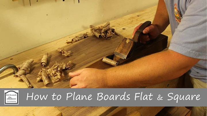 How to Plane Boards Flat & Square with Hand Planes - Hand Tool Woodworking