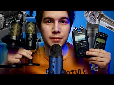 АСМР СО ВСЕМИ МОИМИ МИКРОФОНАМИ
