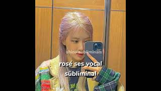 Rosé Vocal Subliminaltürkçe Çok Güçlü