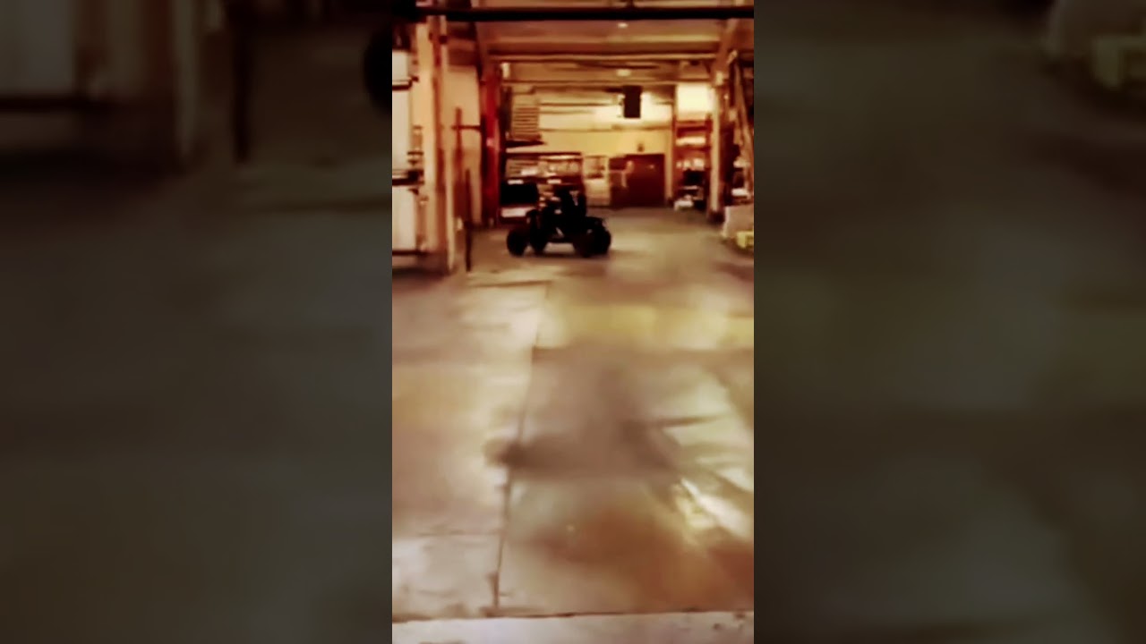 Who gave dude a ATV to Haul Ass Around the Warehouse 😂😂 This Is Pure Skill 