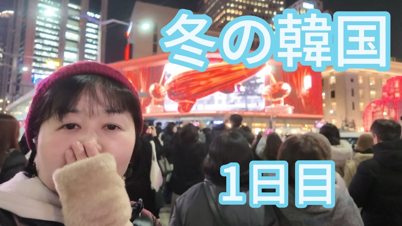 初めて神戸から仁川へ✈️スマート入国で爆速❓初日から盛り沢山です【冬の韓国3泊4日】女ひとり旅