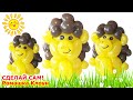 ЕЖИК из ШАРОВ поделки un erizo con globos Cute and Funny Hedgehog