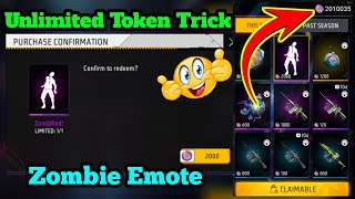 Zombi Hunt Free Fire Unlimited Grim Token Trick | Zombified Emote Kaise Le | How To Collect Token