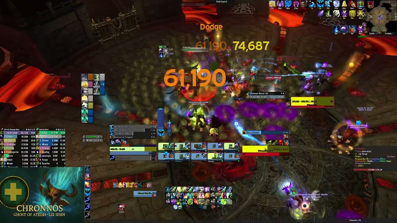 Throne of Thunder Primordius 10 Heroic | Resto Shaman