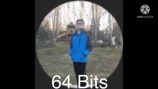 64 Bits 32 Bits 16 Bits 8 Bits 4 Bits 2 Bits 1 Bits Half Bits Quarter Bits THE WRIST GAME!!!!!!