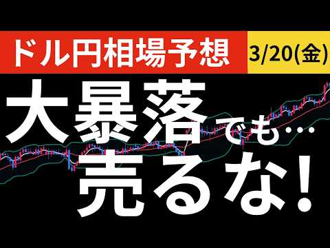 【ドル円相場予想】ダウ転換…でも買う理由｜シナリオ解説