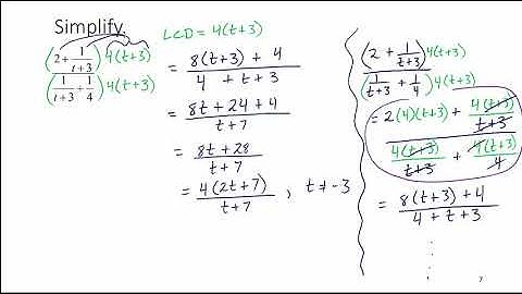 Simplifying Complex Fractions Part 3 12 4 4