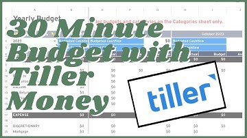 Tiller Money - Create a Budget in Google Sheets in 30 Minutes - Tiller Money Review