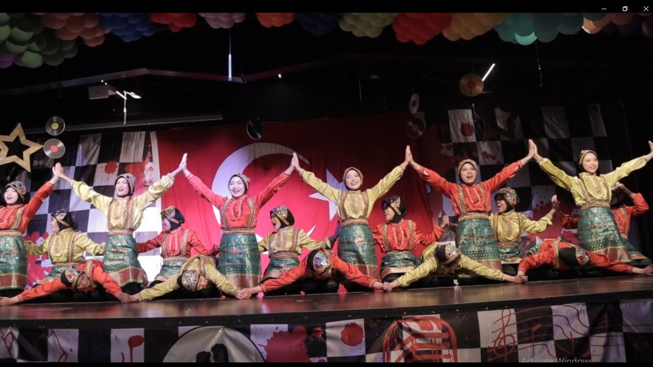 PERFORMANCE RATOH JAROE SMP NASIMA IN SAHINKAYA BURSA, TURKIYE'