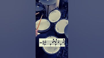 Syncopation by Reed (Syncopation Set 2, Page 37, Number 44) - Practice with Me! #syncopation #drums