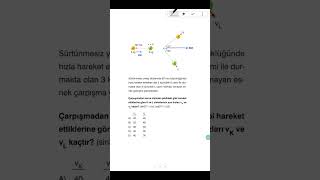 Momentum Korunumu Prati̇k Çözüm