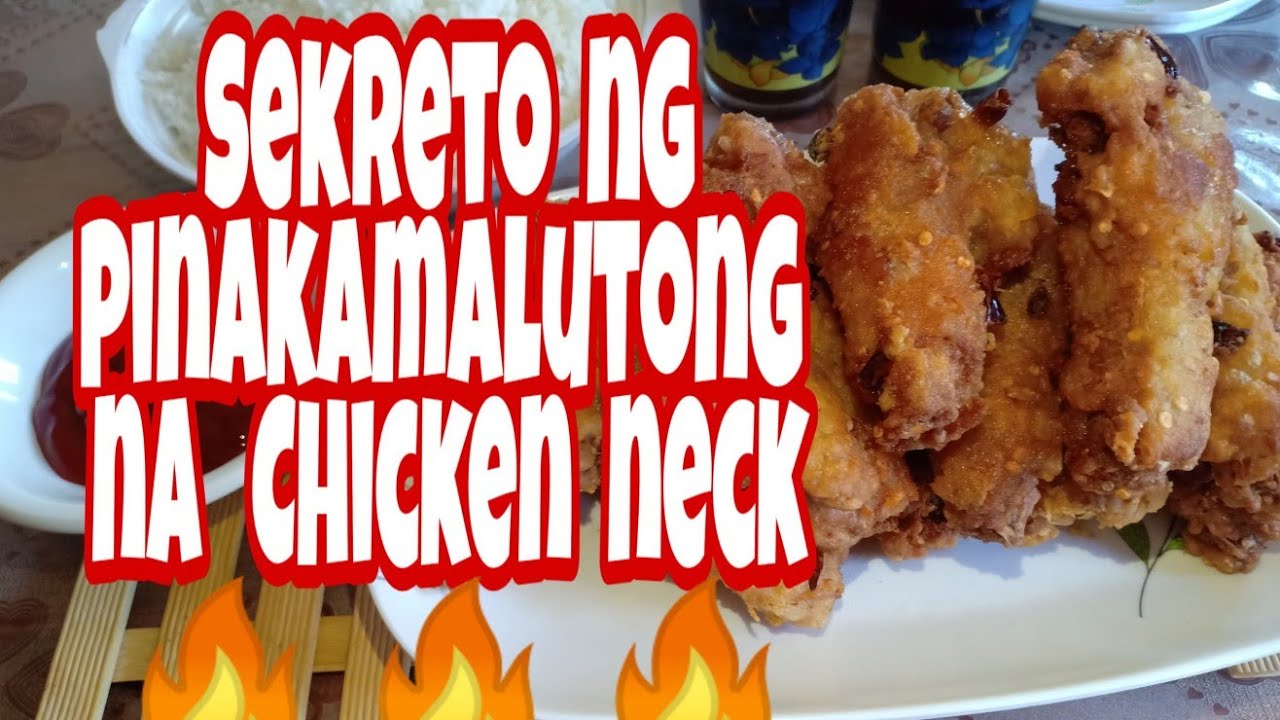 Spicy Crispy Chicken Neck - YouTube