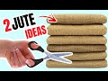 2 amazing ideas with jute | 2 Jute Sewing Projects