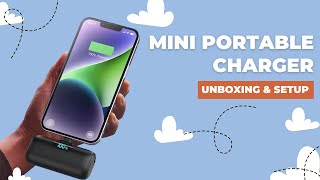 Mini Portable Charger 5000mAh; Fast Charging Power Bank
