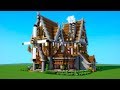 Minecraft Tutorial: How to build a BIG survival house ( Medieval Mansion ) 2018