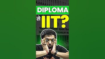 Direct Admission in IIT After Diploma?🫨 #jeemains #jee2026 #jeeadvanced #iitadmisssion #iit
