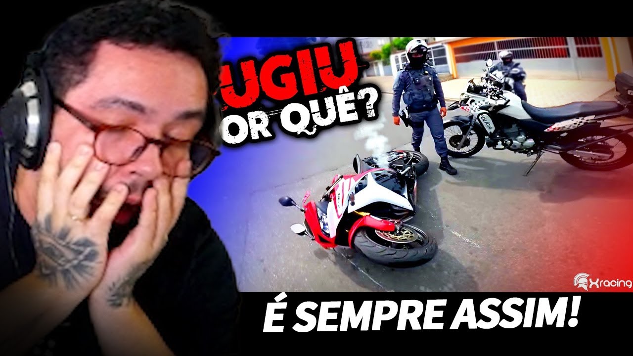 O CARA NEM TA ERRADO E TA FUGINDO... | YETZ REACT ENQUADROS DE MOTO (EP. 127)