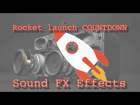 Rocket Launch with Countdown High Quality Audio Sound
