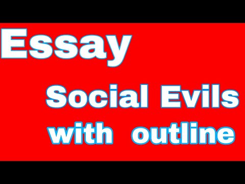 social evils in pakistan essay pdf