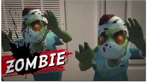 zombie shooter game using augmented reality