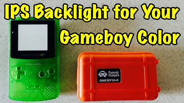 Funny Playing Backlight Kit INSTALL FOR GAMEBOY COLOR!!!