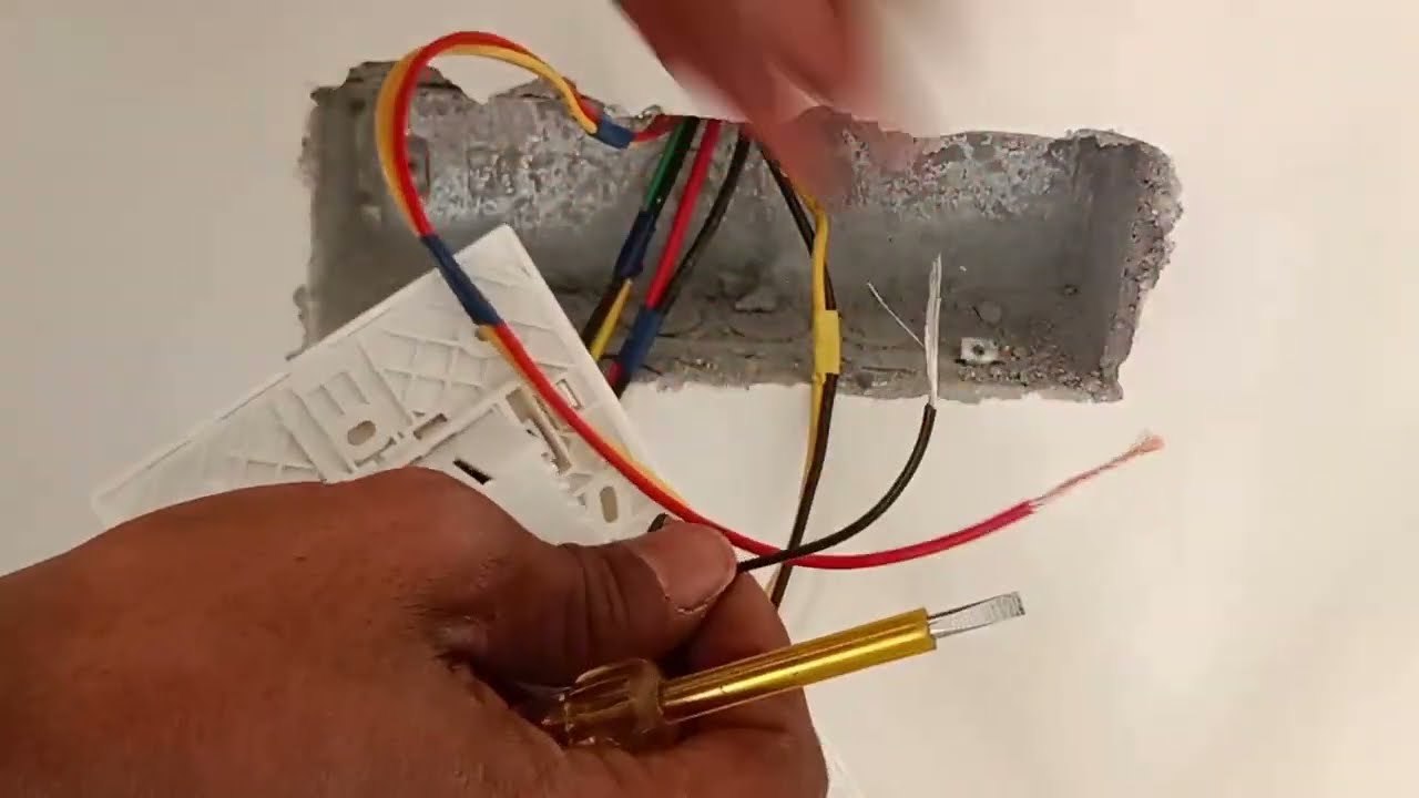 How To electric house wiring kaise kare switch board connection modular switch board wiring