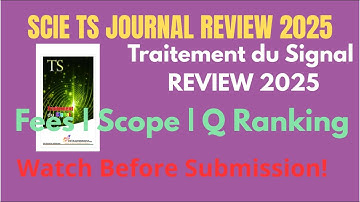 SCIE Journal Review 2025: Transactions on Sciences (TS) | Payment, Indexing & History