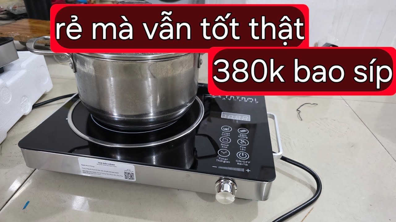 rẻ mà vẫn đẹp 0334561973 bếp hồng ngoại bán 380k bao síp