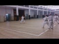 大阪 空手 松濤館流 karate shotokan osaka 尾畑博師範 武田紀一師範 修道館にて指導