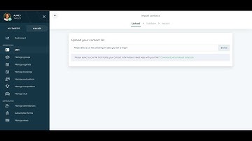Import multiple contacts